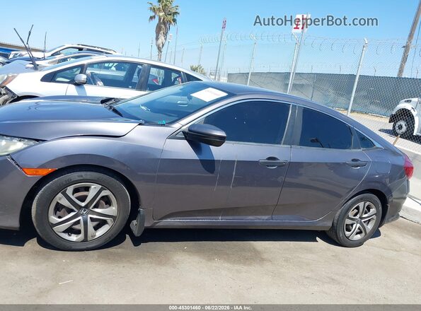 19XFC2F56GE006922 2016 HONDA CIVIC Gray 360 interior view