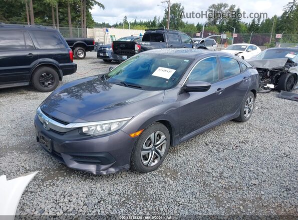 19XFC2F56GE018567 2016 HONDA CIVIC Gray Передня ліва чверть