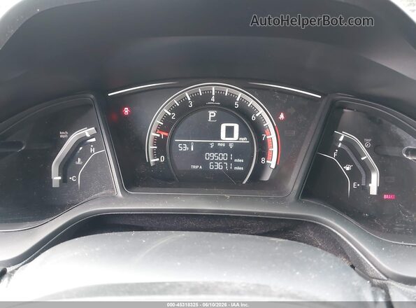 19XFC2F56GE018567 2016 HONDA CIVIC Gray Вид задніх сидінь