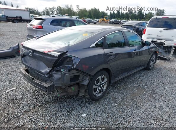 19XFC2F56GE018567 2016 HONDA CIVIC Gray Задня права чверть