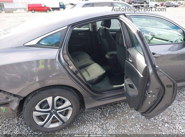 19XFC2F56GE018567 2016 HONDA CIVIC Gray Вид наклейки з VIN-кодом