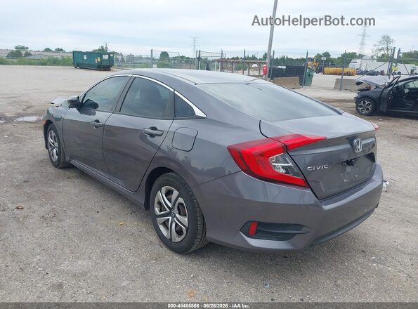 19XFC2F56GE026118 2016 HONDA CIVIC Серый Задняя левая четверть