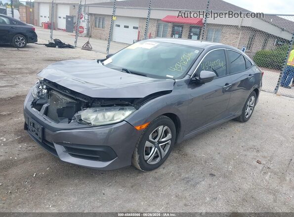 19XFC2F56GE026118 2016 HONDA CIVIC Серый Передняя левая четверть