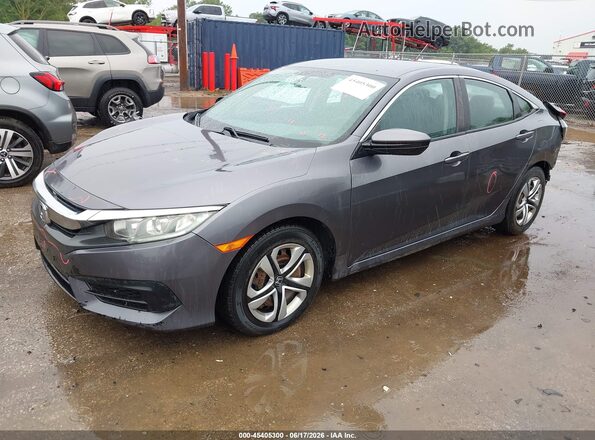 19XFC2F56GE057112 2016 HONDA CIVIC Gray Передня ліва чверть