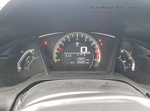 19XFC2F56GE211866 2016 HONDA CIVIC Silver Սարքավորումների վահանակի տեսք