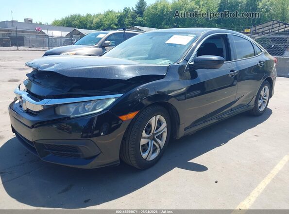 19XFC2F56GE246827 2016 HONDA CIVIC Black Przód lewy