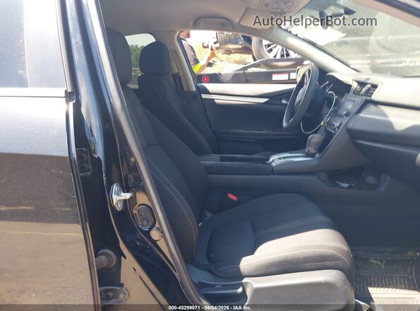 19XFC2F56GE246827 2016 HONDA CIVIC Black Widok wnętrza z przodu