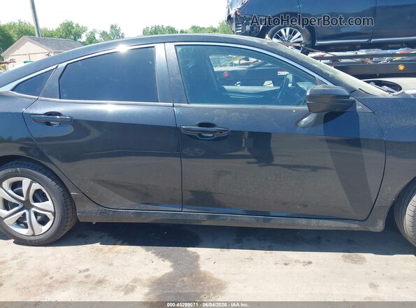 19XFC2F56GE246827 2016 HONDA CIVIC Black Widok wnętrza z tyłu