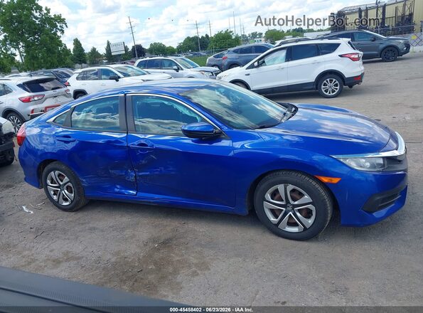 19XFC2F56HE011913 2017 HONDA CIVIC Blue უკანა სალონის ხედი
