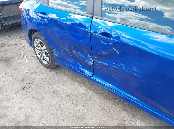 19XFC2F56HE011913 2017 HONDA CIVIC Blue წინა ხედი