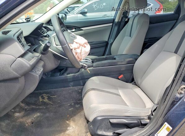 19XFC2F56HE041140 2017 HONDA CIVIC Gray Widok wnętrza z przodu