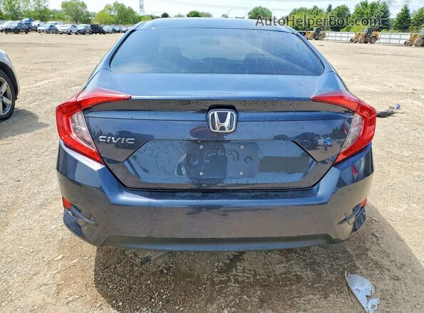 19XFC2F56HE041140 2017 HONDA CIVIC Gray Widok z tyłu