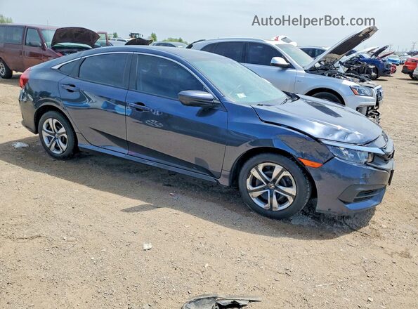19XFC2F56HE041140 2017 HONDA CIVIC Gray Przód prawy