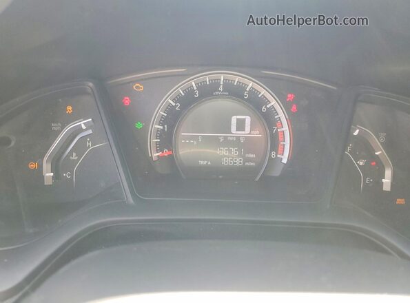 19XFC2F56HE208208 2017 HONDA CIVIC Синий Вид щитка приборов