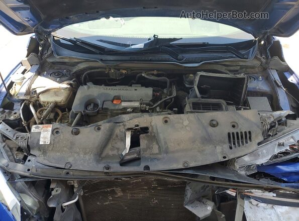 19XFC2F56HE208208 2017 HONDA CIVIC Синий Вид задней части салона