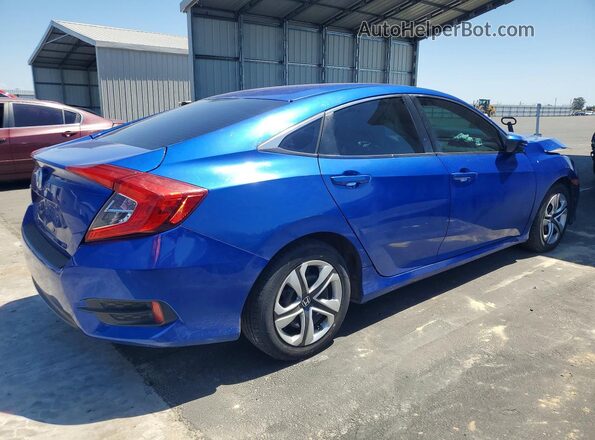 19XFC2F56HE208208 2017 HONDA CIVIC Синий Задняя правая четверть