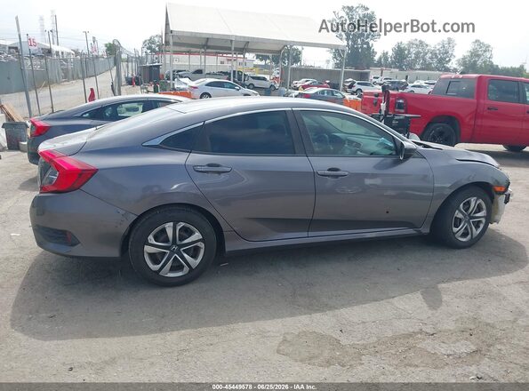 19XFC2F56HE218981 2017 HONDA CIVIC Gray Vista interior de 360 grados
