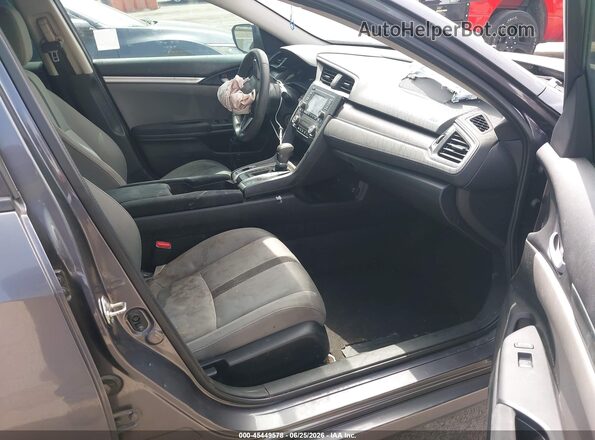 19XFC2F56HE218981 2017 HONDA CIVIC Gray Vista interior delantera