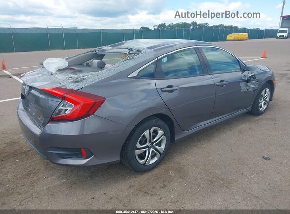 19XFC2F57GE028976 2016 HONDA CIVIC Gray Rear right