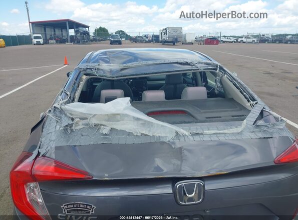 19XFC2F57GE028976 2016 HONDA CIVIC Gray Front view