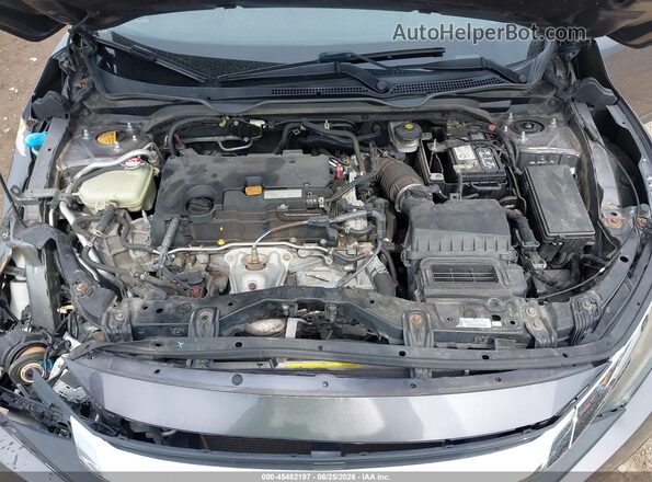 19XFC2F57GE037807 2016 HONDA CIVIC Gray Widok z tyłu