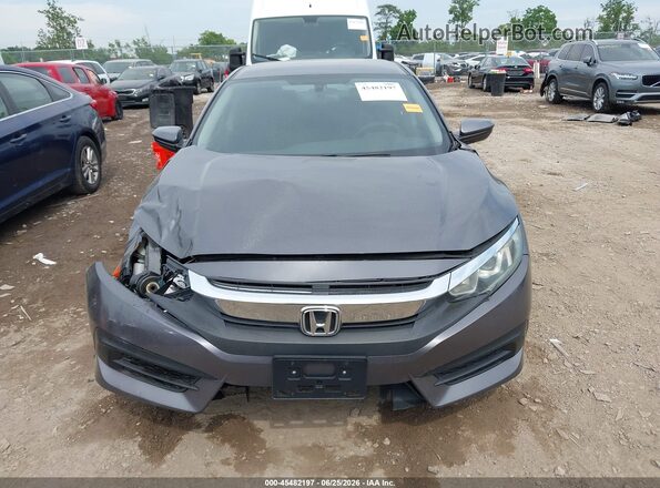 19XFC2F57GE037807 2016 HONDA CIVIC Gray Widok zestawu wskaźników