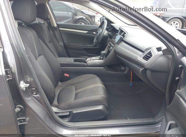 19XFC2F57GE037807 2016 HONDA CIVIC Gray Widok wnętrza z przodu
