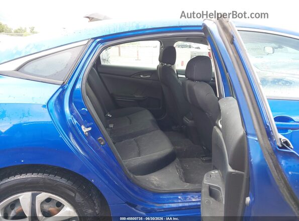 19XFC2F57GE233391 2016 HONDA CIVIC Blue Vista de la etiqueta del VIN