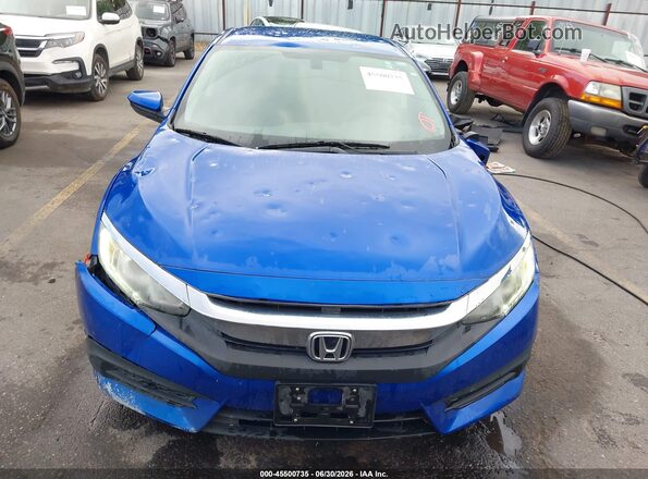 19XFC2F57GE233391 2016 HONDA CIVIC Blue Vista del cuadro de instrumentos