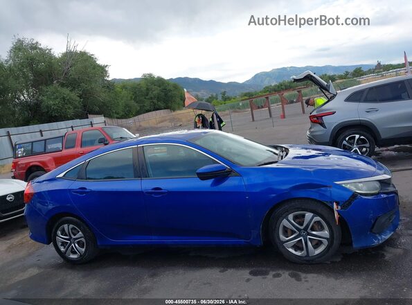 19XFC2F57GE233391 2016 HONDA CIVIC Blue Vista interior trasera