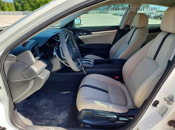 19XFC2F57GE247324 2016 HONDA CIVIC White წინა სალონის ხედი