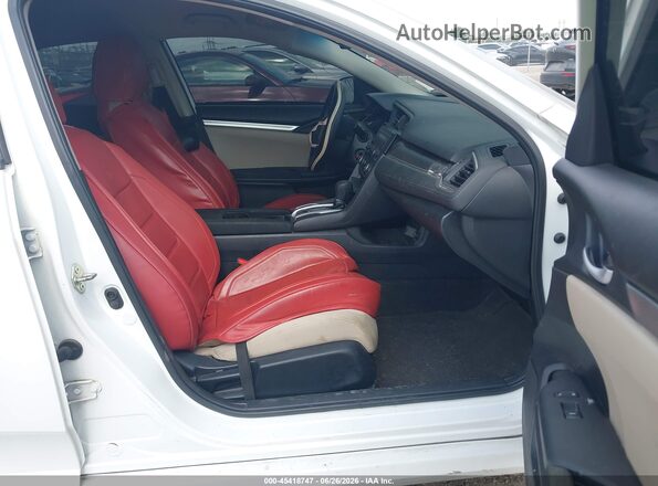 19XFC2F57HE001651 2017 HONDA CIVIC Белый Вид салона спереди