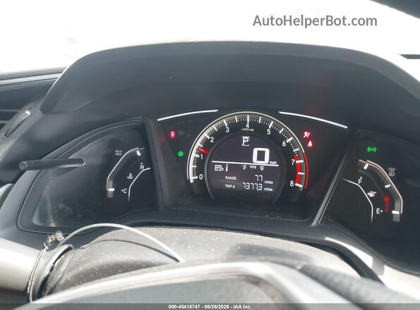 19XFC2F57HE001651 2017 HONDA CIVIC Белый Вид задних сидений