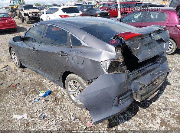 19XFC2F57HE028400 2017 HONDA CIVIC Gray Задня ліва чверть