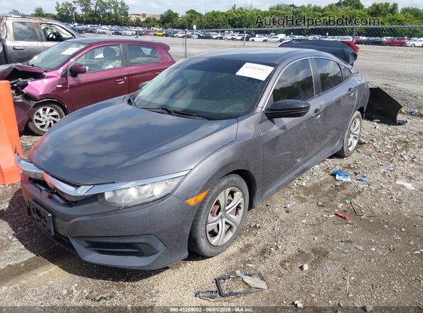 19XFC2F57HE028400 2017 HONDA CIVIC Gray Передня ліва чверть