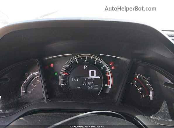 19XFC2F57HE028400 2017 HONDA CIVIC Gray Вид задніх сидінь