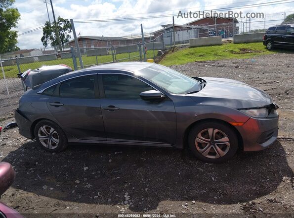 19XFC2F57HE028400 2017 HONDA CIVIC Gray Вид задньої частини салону