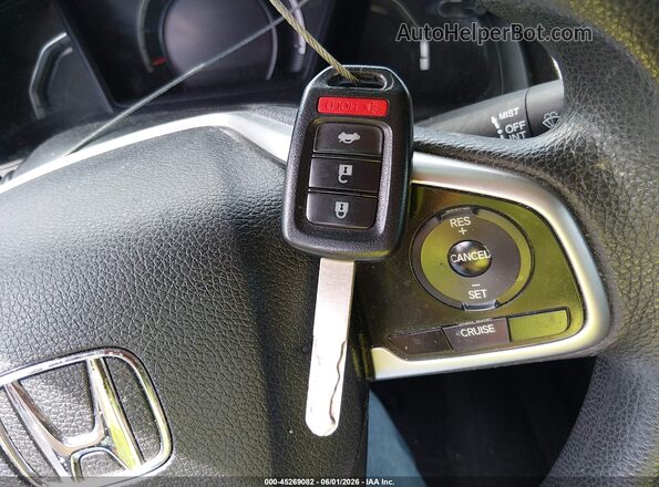 19XFC2F57HE028400 2017 HONDA CIVIC Gray Вид панелі приладів