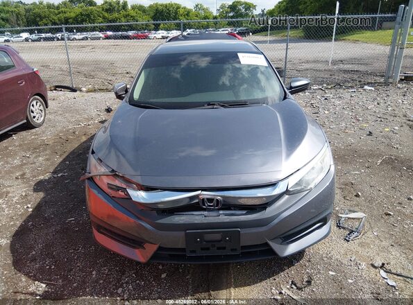19XFC2F57HE028400 2017 HONDA CIVIC Gray Вид щитка приладів