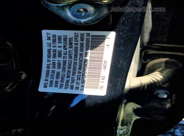 19XFC2F57HE046394 2017 HONDA CIVIC Черный 