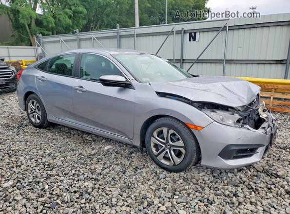 19XFC2F57HE050297 2017 HONDA CIVIC Серебряный Передняя правая четверть