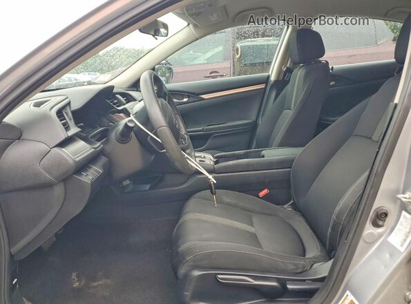 19XFC2F57HE050297 2017 HONDA CIVIC Серебряный Вид салона спереди