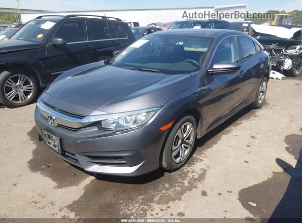 19XFC2F57HE055886 2017 HONDA CIVIC Gray 