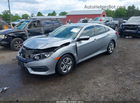 19XFC2F57HE068573 2017 HONDA CIVIC Silver Передня ліва чверть