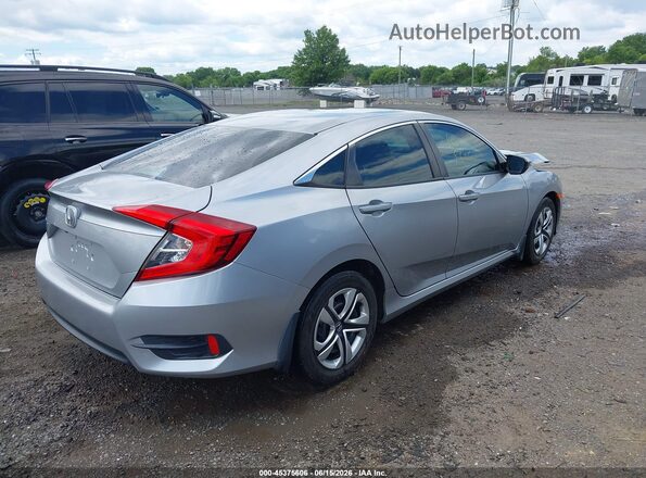 19XFC2F57HE068573 2017 HONDA CIVIC Silver Задня права чверть