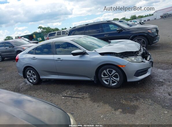 19XFC2F57HE068573 2017 HONDA CIVIC Silver Вид задньої частини салону