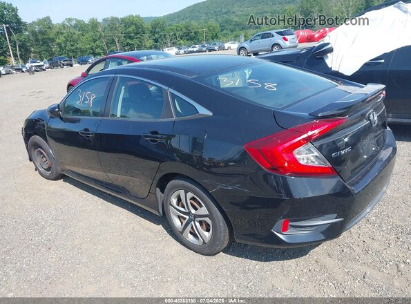 19XFC2F58GE017050 2016 HONDA CIVIC Black Trasero izquierdo