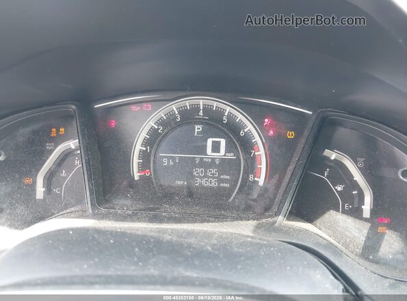 19XFC2F58GE017050 2016 HONDA CIVIC Black Vista de los asientos traseros