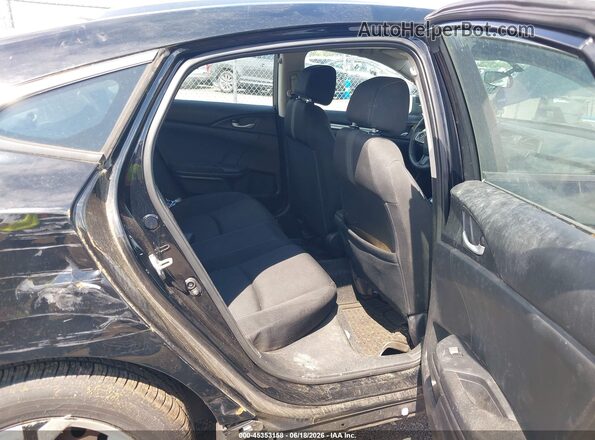 19XFC2F58GE017050 2016 HONDA CIVIC Black Vista de la etiqueta del VIN