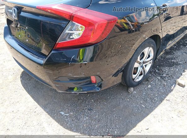 19XFC2F58GE021907 2016 HONDA CIVIC Black Front view